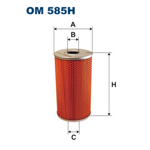Wkład filtra hydrauliki BIZON OM 585H