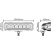Lampa robocza LED prostokątna AK02-151 18W - obrazek 5