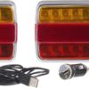Zestaw tylnych lamp bezprzewodowych LA60025 Kramp - obrazek 3