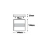 Lampa tylna LED płaska L1810 - obrazek 4