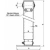 Hydrauliczna stopa podporowa 500mm 3848/5772 kg - obrazek 2