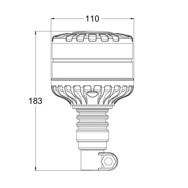 Lampa błyskowa Led X Spider 1 Flex 2 tryby ALR0084 - obrazek 2