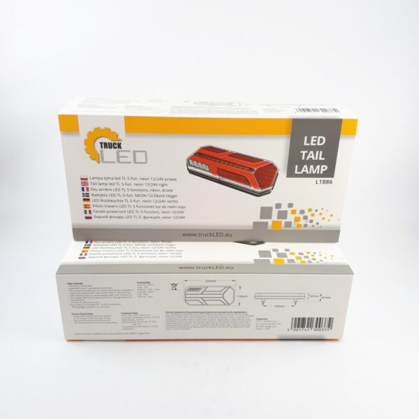 Lampa tylna Led TL Neon 12/24V - prawa - obrazek 3