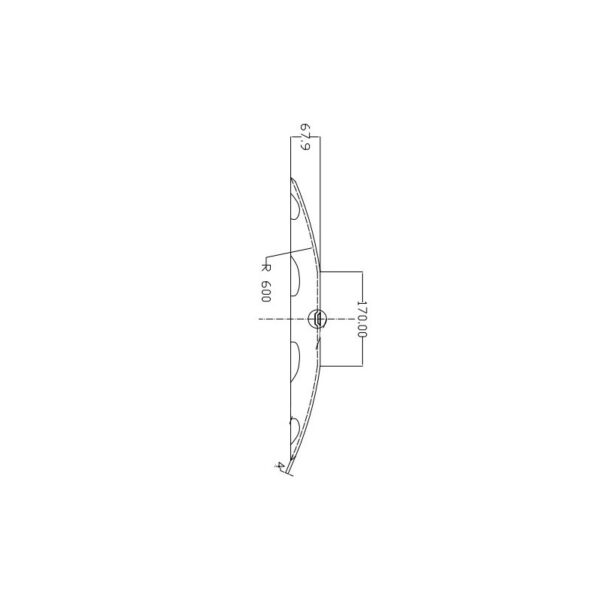 Talerz do agregatu talerzowego zębaty 560 mm 6 otworowy grubość 4 mm pod płaską piastę - obrazek 5