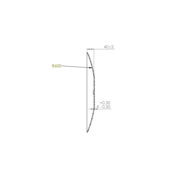 Talerz gładki GRUBER 460 mm 4 otworowy grubość 4 mm typ SKF - obrazek 3