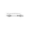 Wał uniwersalny L1000mm 460Nm 01721 - 77458 - obrazek 2