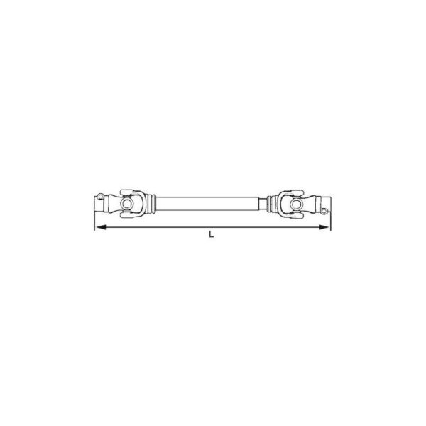 Wał ze sprzęgłem ciernym przeciążeniowym L900mm 900Nm Smart Line Black 4SA20654CESLB - obrazek 4